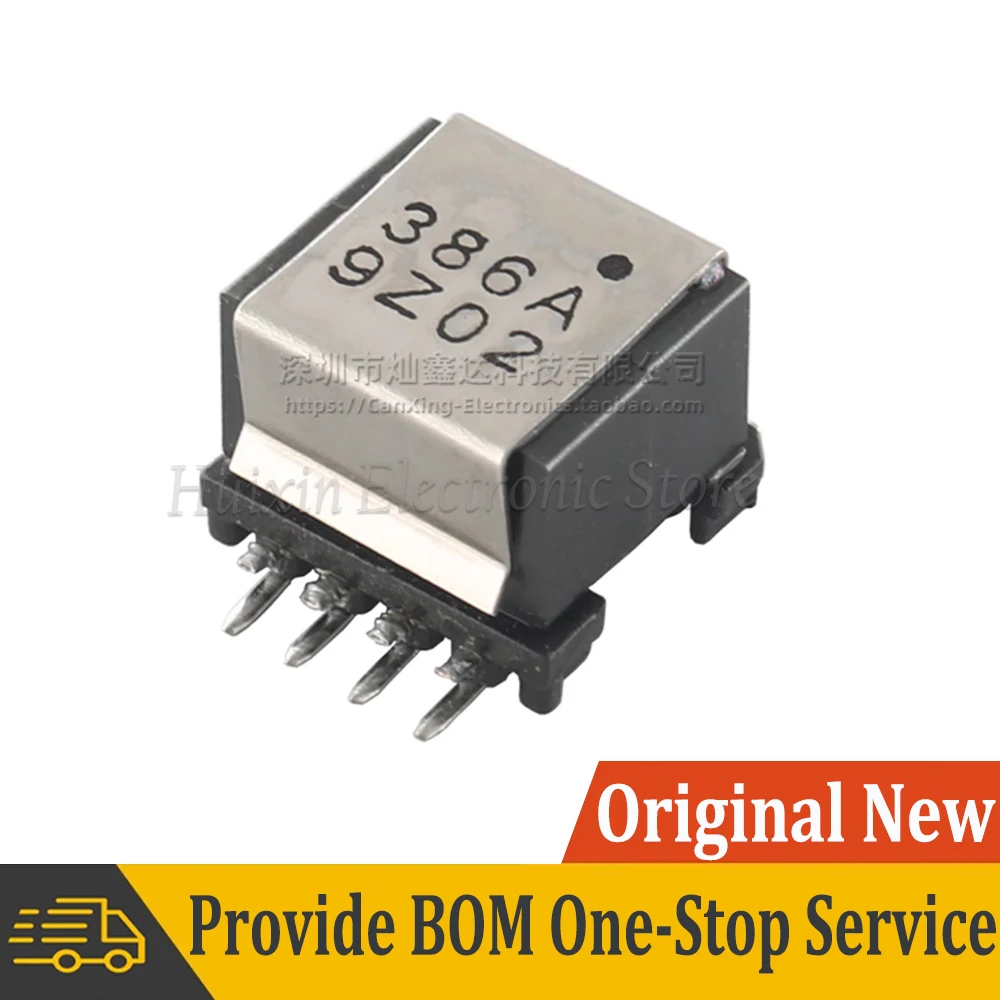 2pcs SMD High Frequency Isolated Signal Pulsing Transformer Tapped Turns Ratio 1CT:2CT Inductance 20mH TRTEPC9.8-0386A