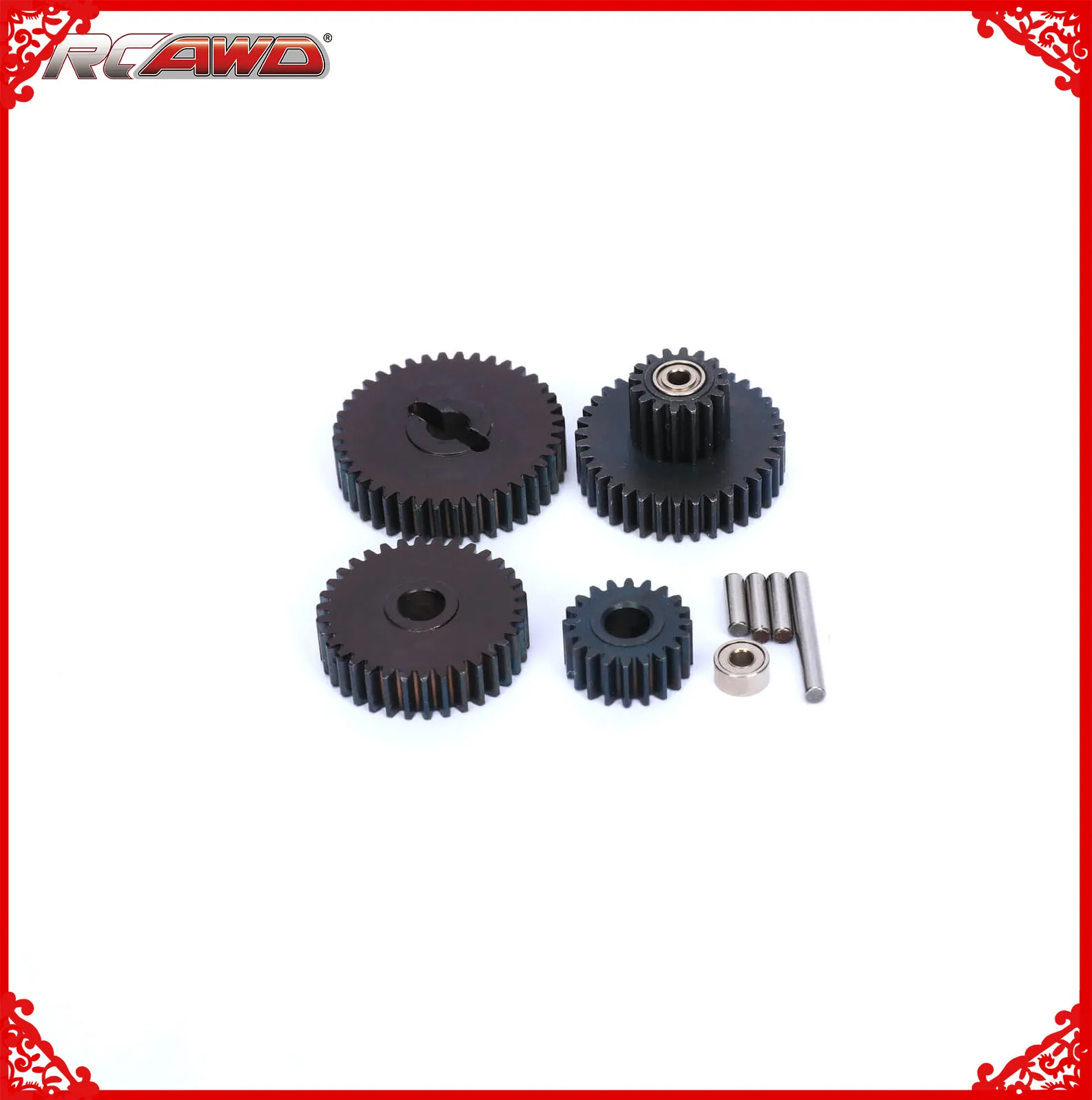 RCAWD 48P Transmission Gear Set for 1/18 Axial UTB18 Capra trail buggy crawler upgrades parts