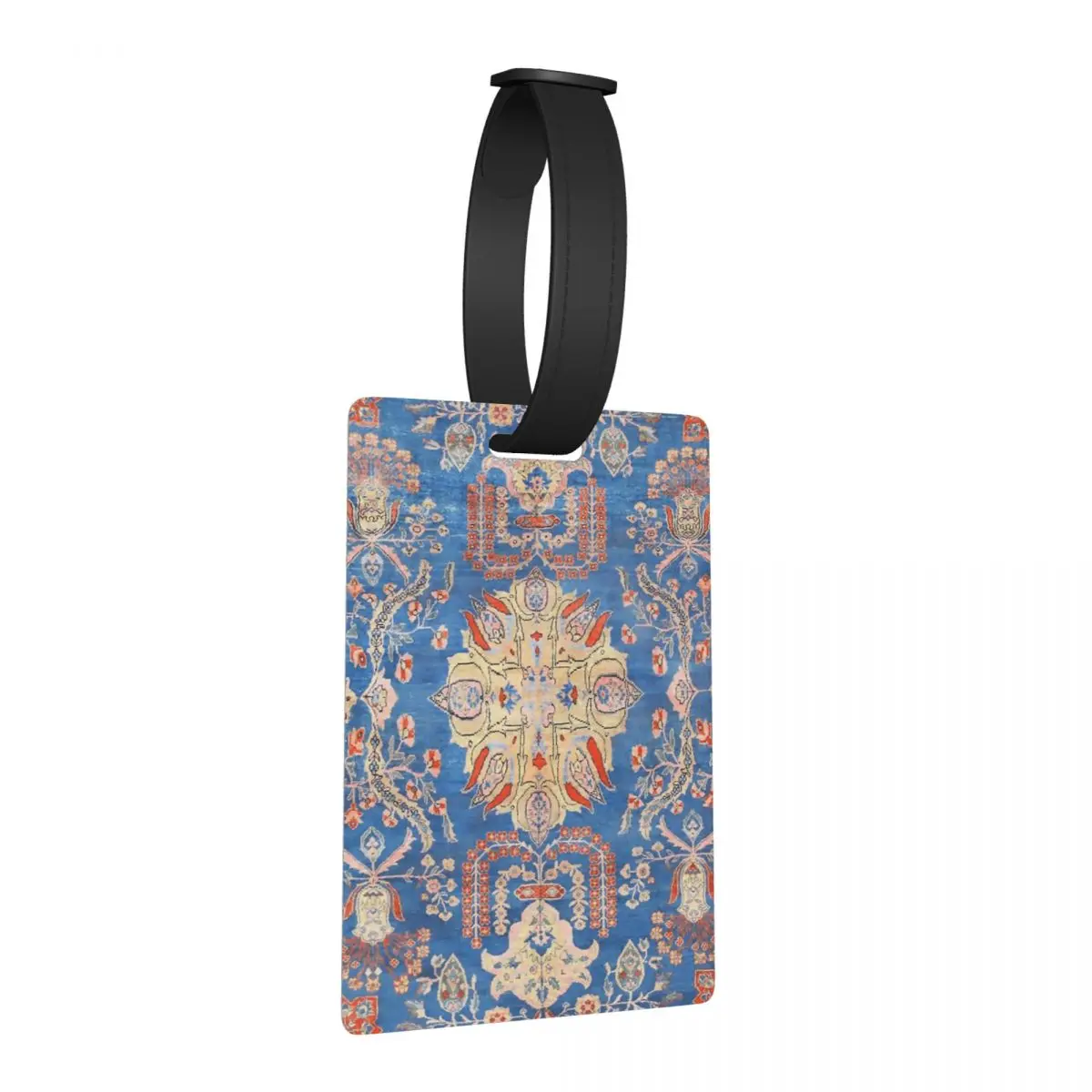 

Persian Sultanabad Antique Rug Print Luggage Tags Suitcase Accessories Travel Baggage Boarding Tag Label Holder ID Name Address