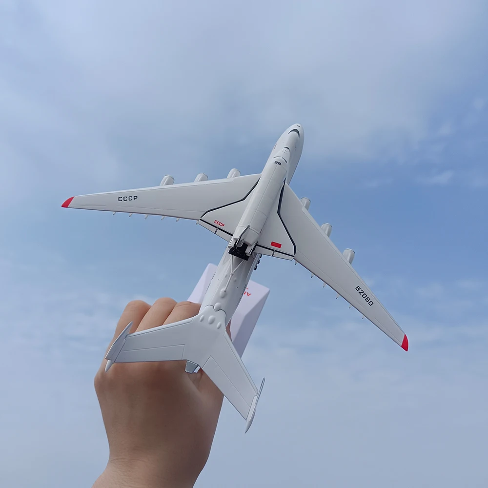 1/400 Scale Antonov An-225 AN225 Blizzard Space Shuttle Aircraft Model Diecast & Toy Airplane for Fans Adult Collection Souvenir