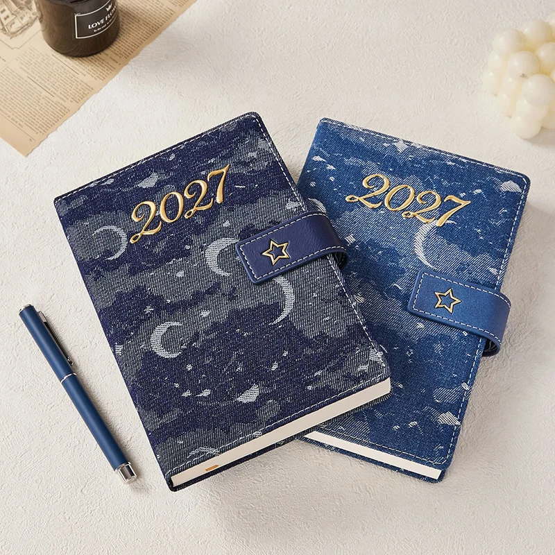 Agenda 2027 Planner Organizer Diary A5 Notebook and Journal Daily Note Book Bullet Notepad Calendar Sketchbook 365 Days Plan