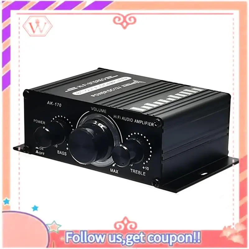 

Upgraded Power Amplifier Fm Radio Mini Amplifier 400W Hifi Mini Hifi Audio Power Amplifier Audio Amplifier Ak170 Audio Amplifier