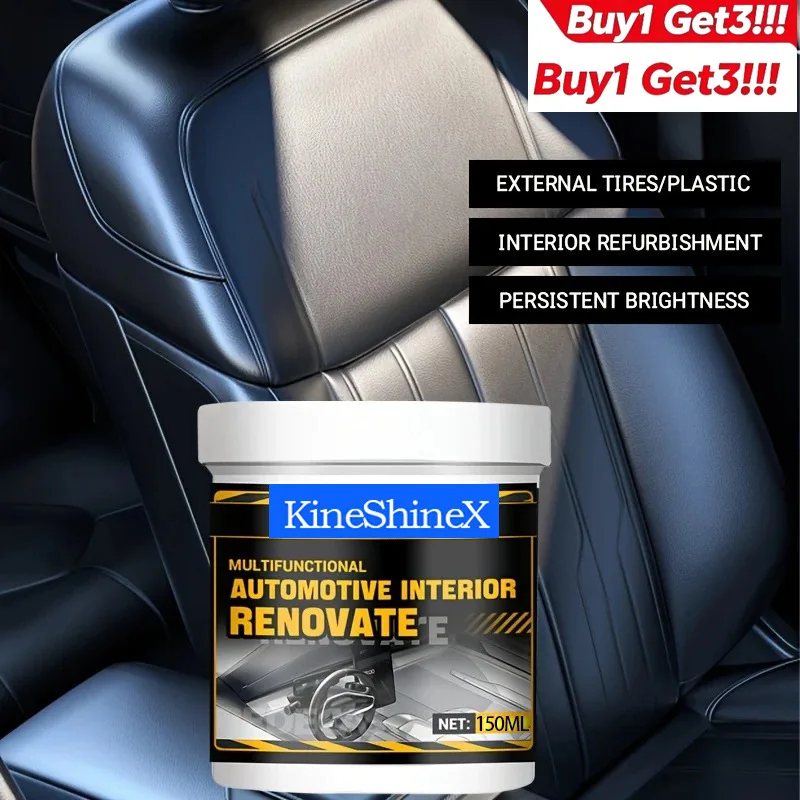 

Cross border car interior renovation cream 150ml ABS resin maintenance cream, restoring dull luster automotive products