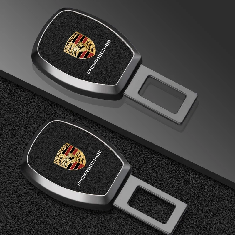 For Porsche Boxster Cayman Cayenne 911 Macan Panamera courtesy lamp Car Safety Buckle Clip Seat Belt Extender Accessories