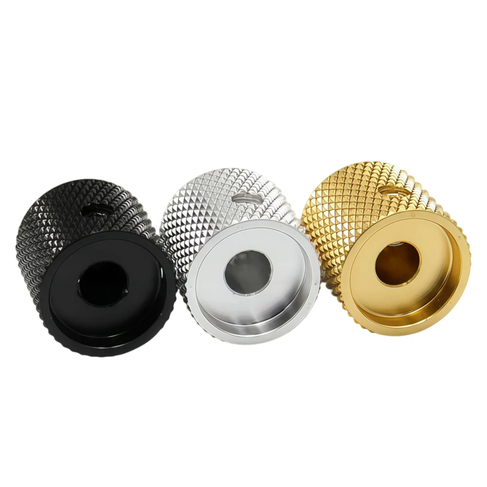 1PCS Guitar Knobs Aluminum Alloy Potentiometer Control Knob Volume Audio Electric Guitar Bass Knob Screw Type 18 X 18mm (d*h)