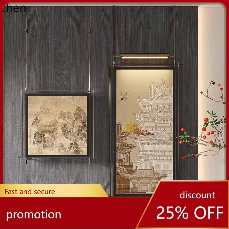 

HXL Style Living Room Decorative Painting Sofa Background Wall Hanging Painting Retro Bedroom Dining Room