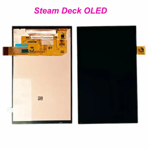 For Steam Deck Oled Screen Original 7.4 Inch 90Hz Display with Touch Digitizer Full Assembly Replacement