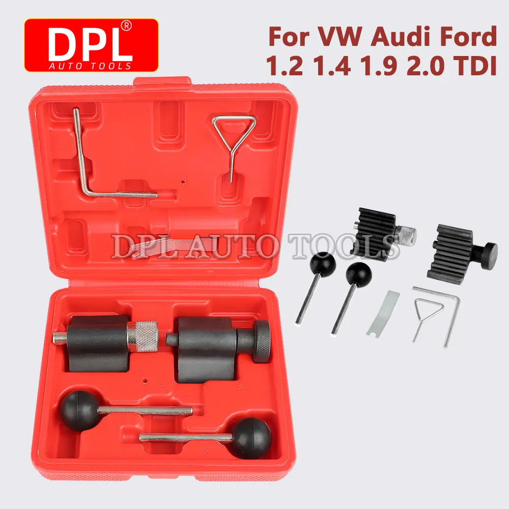 7pcs Timing Tool Audi Common Rail Pump Nozzle Timing Belt Change Tool 1.2,1.4,1.9,2.0TDI General Diesel Engine Timing