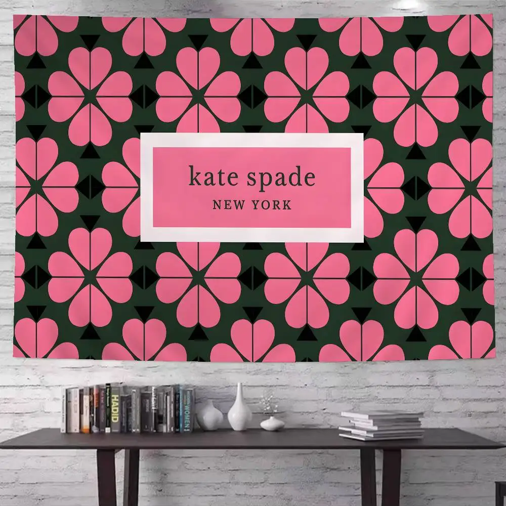 Kate Spade Anime Tapestry Hippie Flower Wall Carpets Dorm Decor Wall Hanging Home Decor