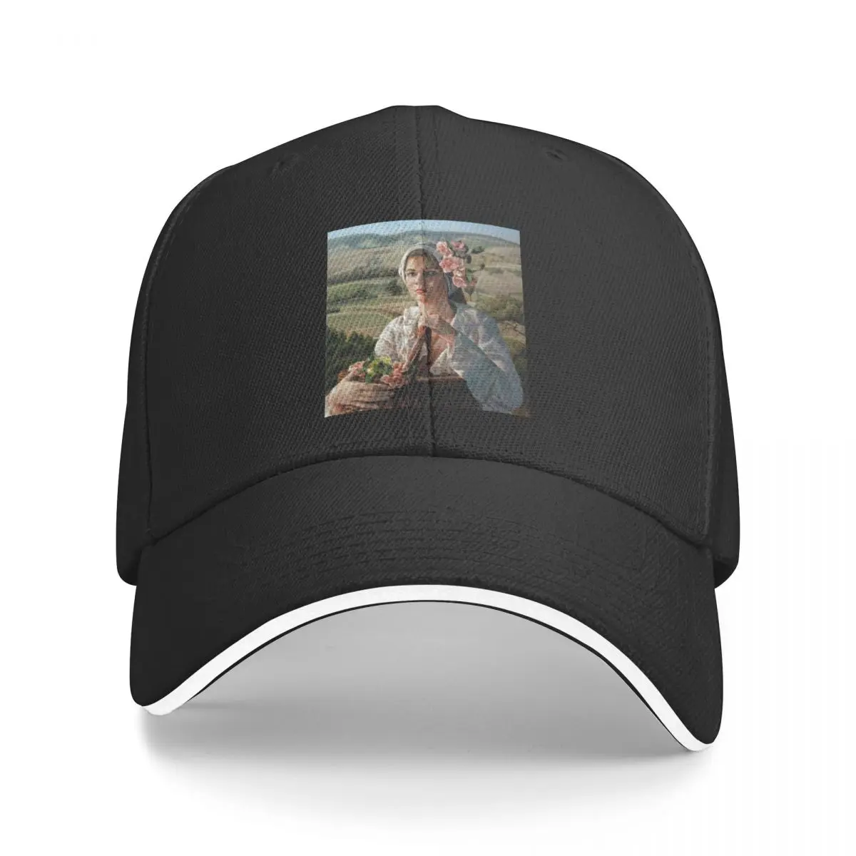 

Harvest Rose - Oil Painting by Avril Thomas - Adelaide / South Australia Artist Bucket Hat Baseball Cap Hood Man hat Women's