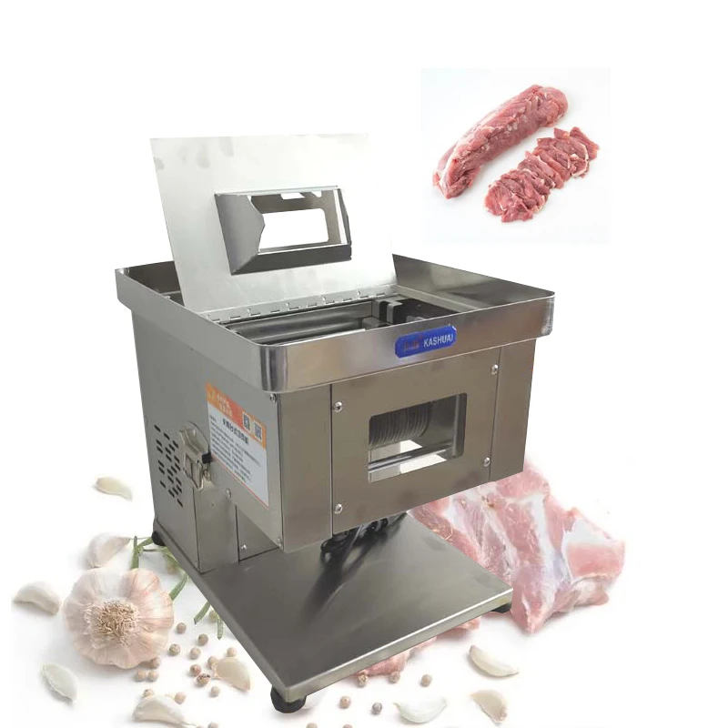 

150kg/H Commercial Electric Meat Slicer Grinder Vegetable Cutter Shred Machine 1100WAutomatic Food Chopper Chipper