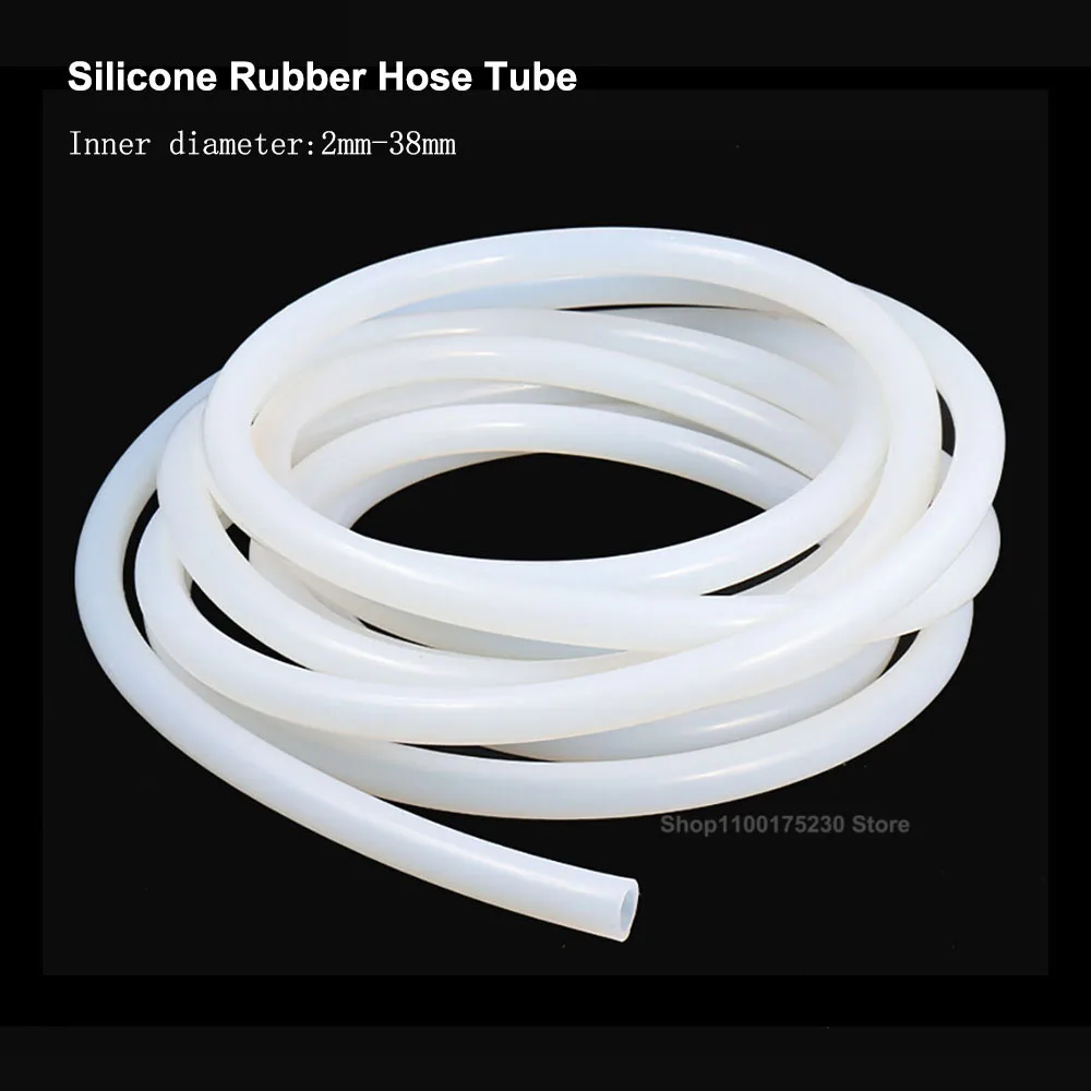 Industrial Grade High Temp Resistant Silicone Rubber Hose Tube 2 3 4 5 6 7 8 9 10 12 13 14 15 16 17 19 20 22 25 30 32 38mm