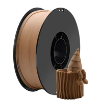 PLA Filament 1.75mm dark Wood Pla Filaments 3D Printer Non-toxic Sublimation Supplies dark Wooden 3D Printing Materials 250g 1kg