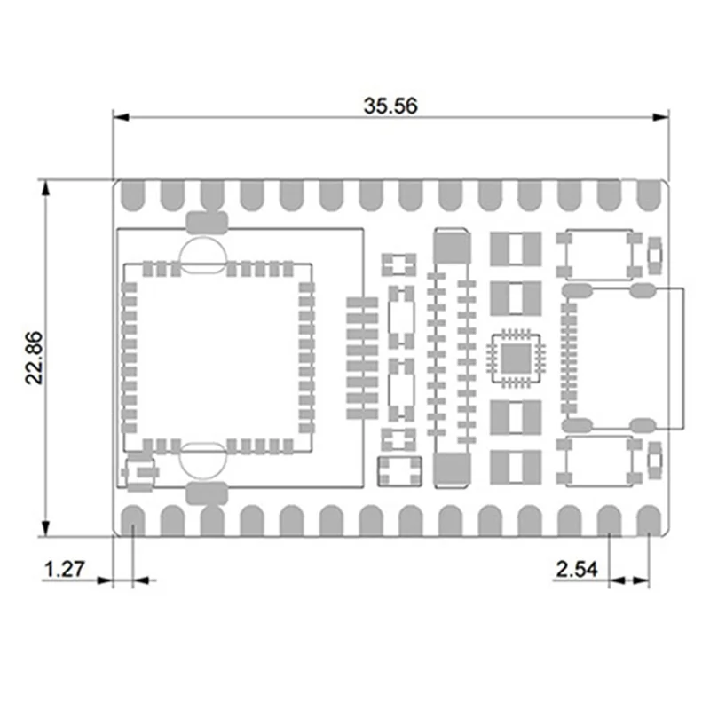 A40Z-Licheerv Nano Placa de desarrollo básico RISCV Linux módulo de código abierto Compatible con cámara Raspberry Pi de 22 pines