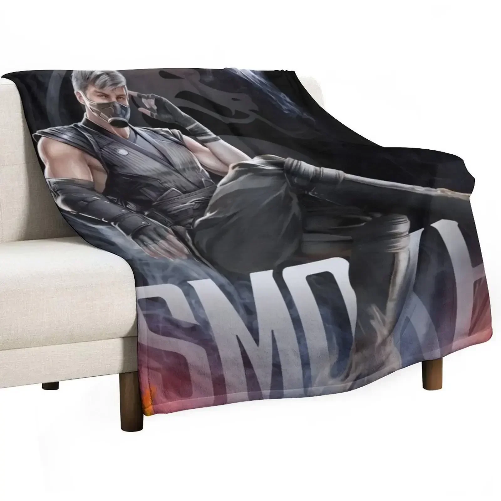 SMOKE Throw Blanket anime manga Bed covers Fashion Sofas Stuffeds Cute Plaid Blankets