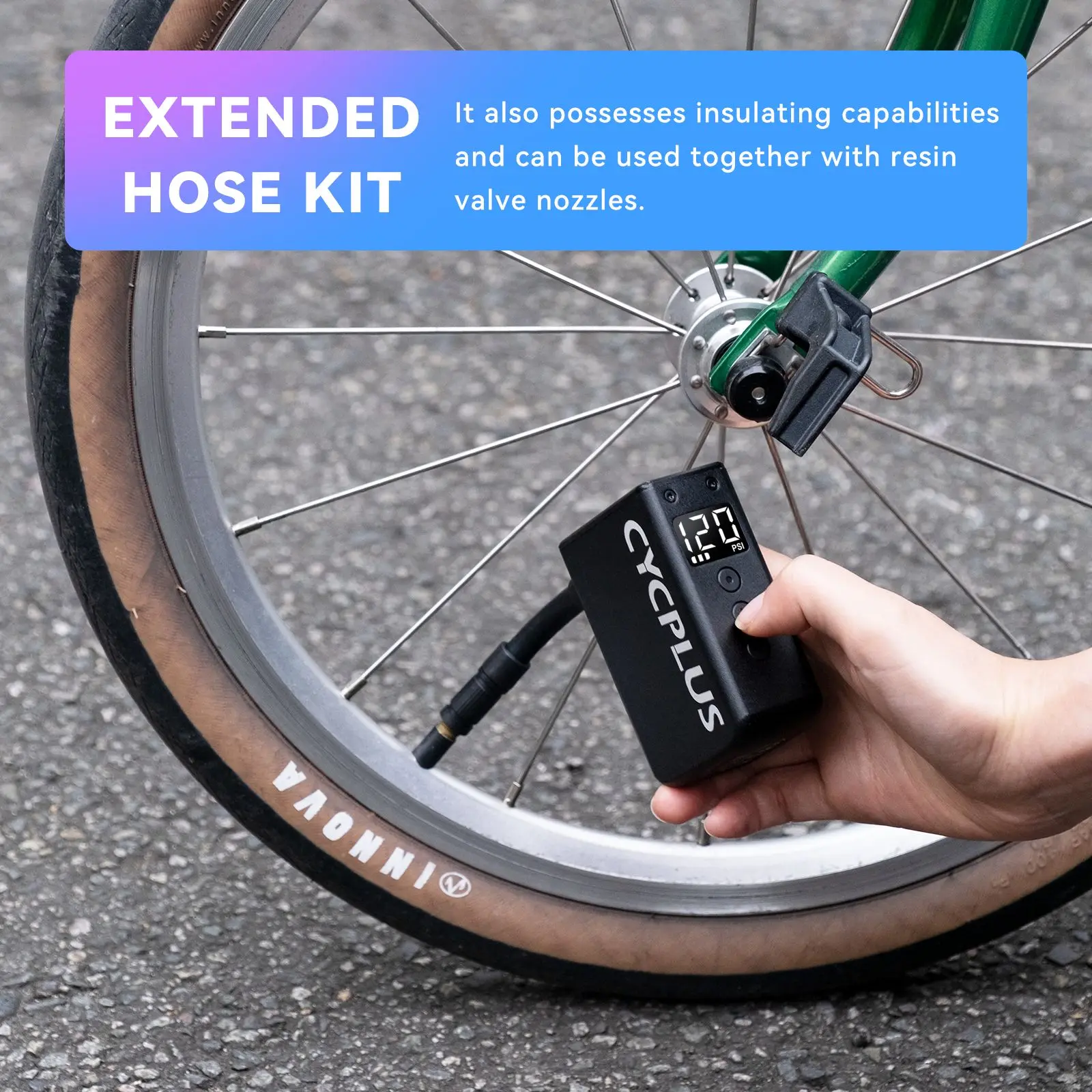 CYCPLUS Mini Air Pump AS2 100PSI AS2PRO 120PSI Max Electric