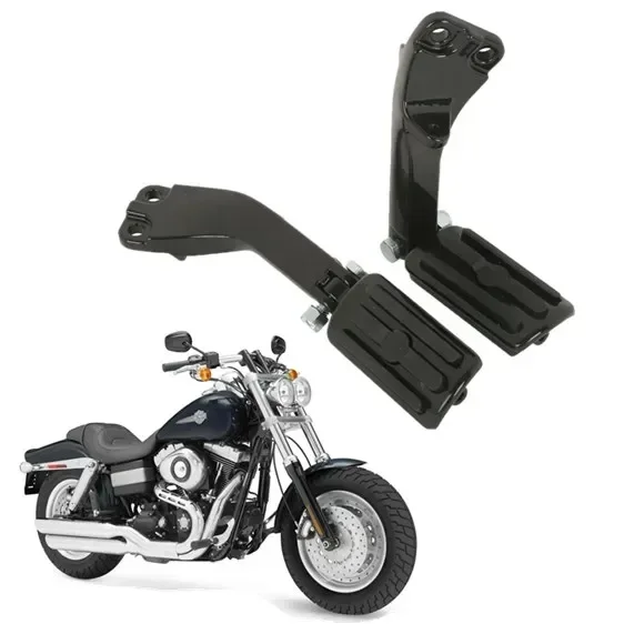 For Harley Dyna 2006-2017 FXDF FXDL FXDB  Low Rider Wide Super Glide Passenger Motorcycle Footrest Support Mount Motor