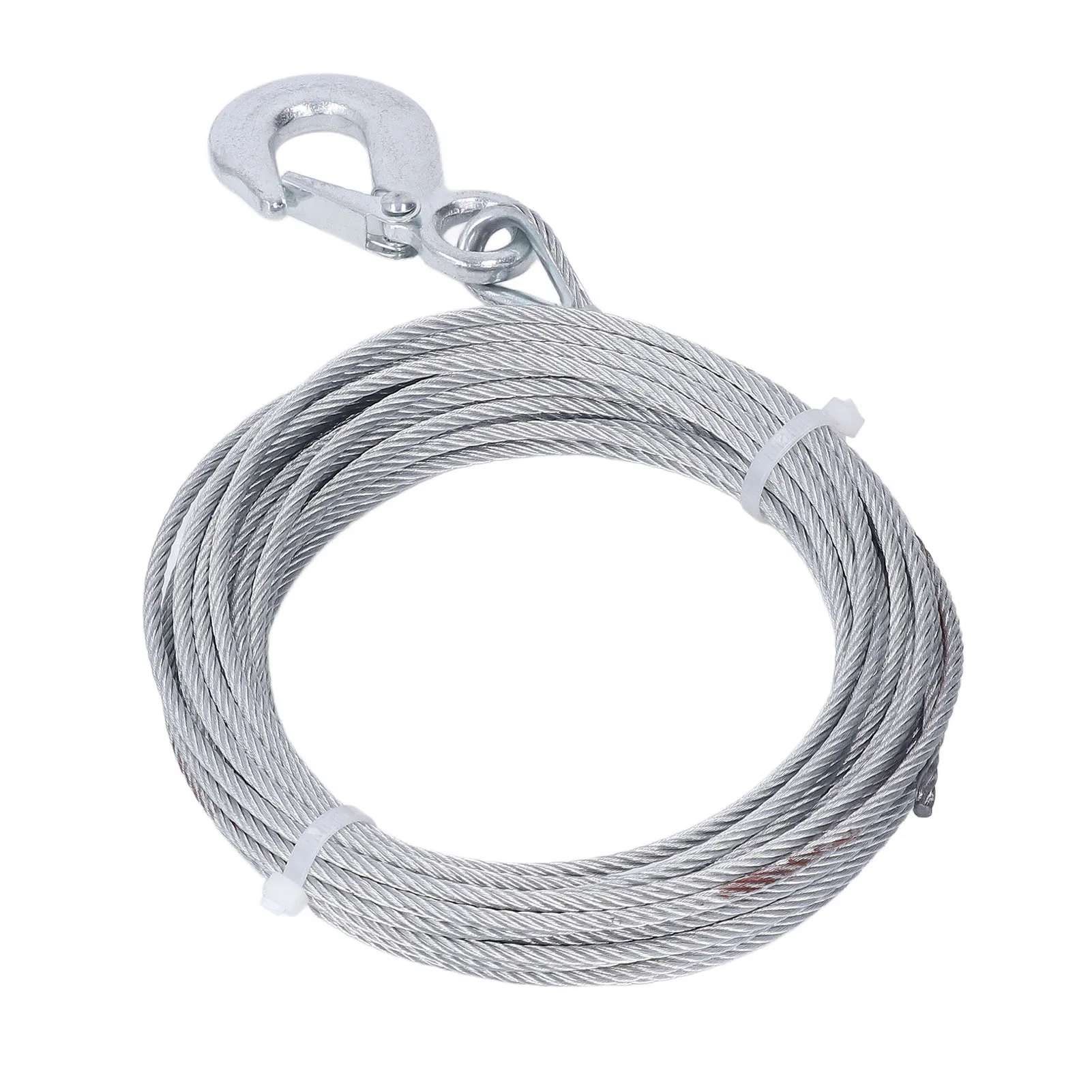 Winch Stainless Steel Cable, Winch Wire Rope 4mmx12m Cable 2000LBS Strength Stainless Steel Galvanized Replacement