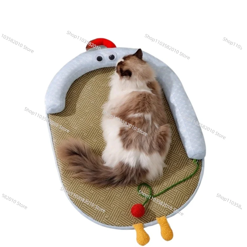Pet Cooling Ice Mat, Summer Ice Nest Sleeping Mat for Cats