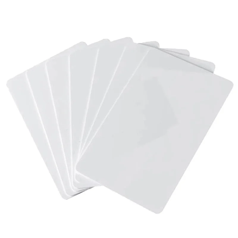【FEEL THE DIFFERENCE 】White Card IC Card Contactless 13.56Mhz 50Pcs Proximity Card Access Card Attendance Card S50 Compatibility