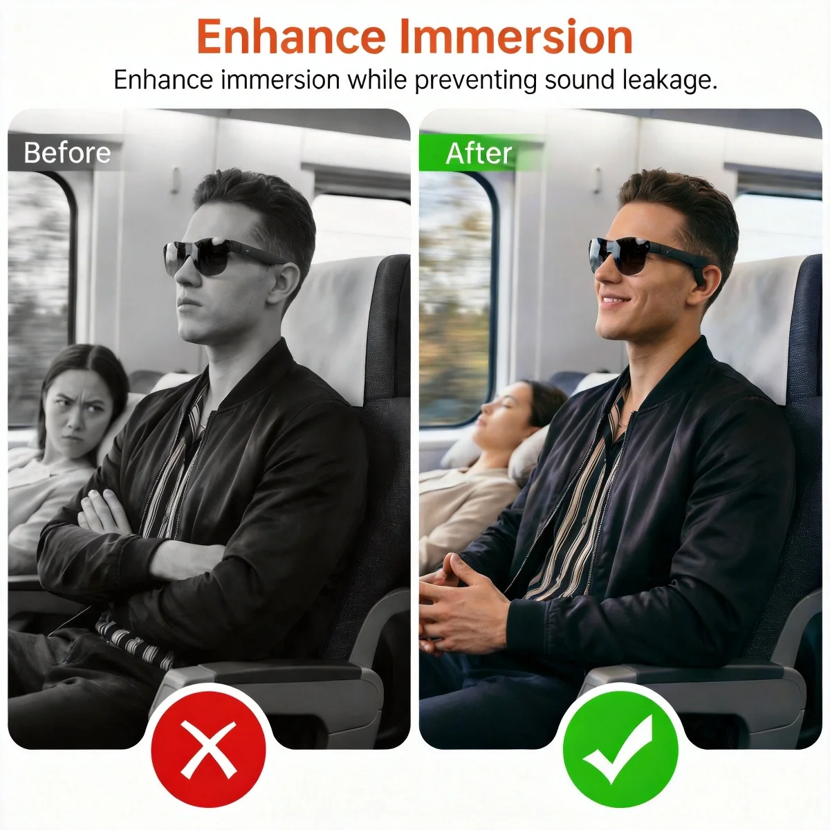 Silikon-Audio-Leitrohr für RayNeo Air 4/Air 4Pro/Air 3S/Air 3S Pro Smart Glasses Zubehör Leichtgewichtiger Schallkanal – Detail 2