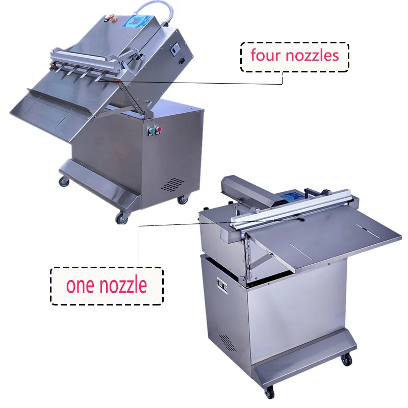 Nitrogen Vacuum Sealer Table Top External Vacuum Packing Machine Gas Flushing Vaccum Sealer Thermoforming Vacuum Packing Machine