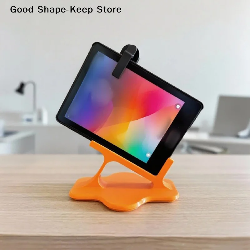

Ergonomic Mobile Phone Stand for Reclining and Laying Flat Viewing in Bedroom or Living Room