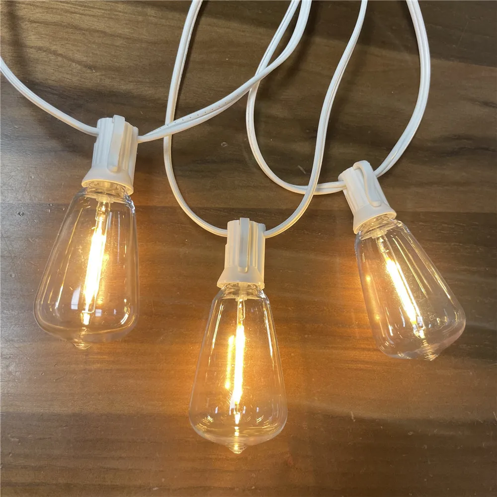 في الهواء الطلق سلسلة ضوء Led لمبة خيوط شاتيربروف اكليل جارلاند لحفل زفاف فناء حديقة الديكور #3