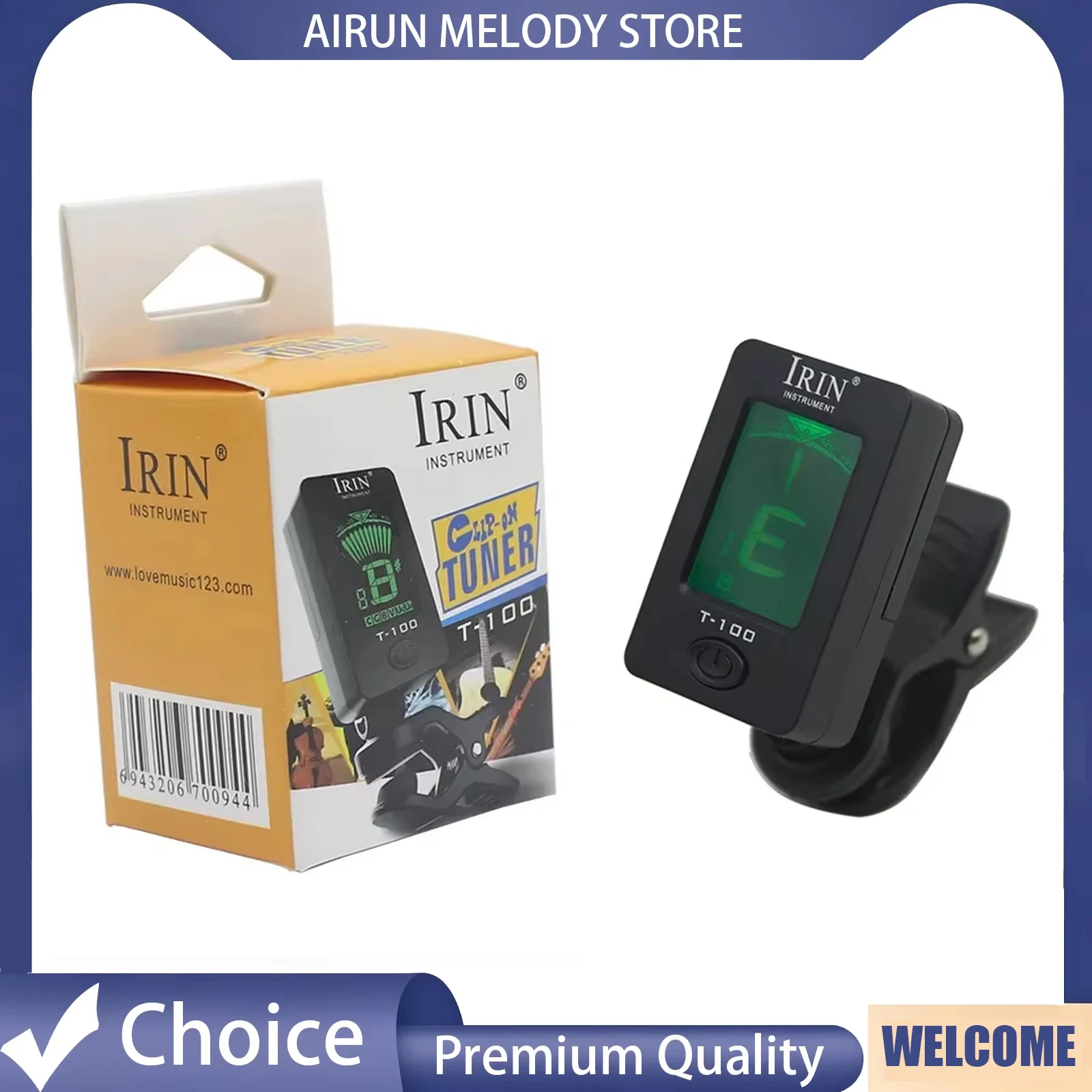 Guitar Tuner Clip - IRIN Guitar Tuner T-100 Digital Clip-On