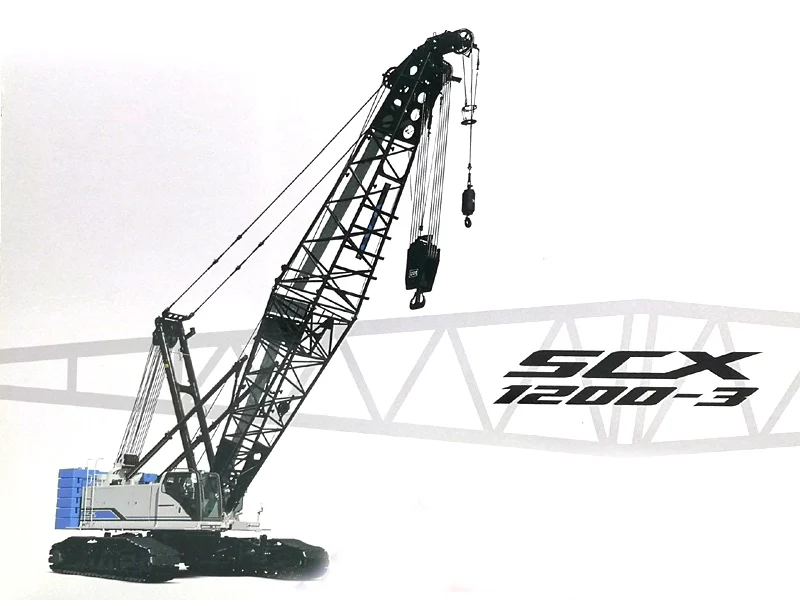 

1:50 Hitachi Sumitomo SCX1200-3 crawler crane engineering model Gifts Souvenir Toys