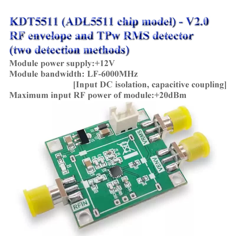 Adl5511 Специальный радиочастотный детектор конвертов Измерение обнаружения импульсов 6 ГГц Am Демодуляция Adl5511 Специальный радиочастотный детектор конвертов Измерение обнаружения импульсов 6 ГГц Am Демодуляция