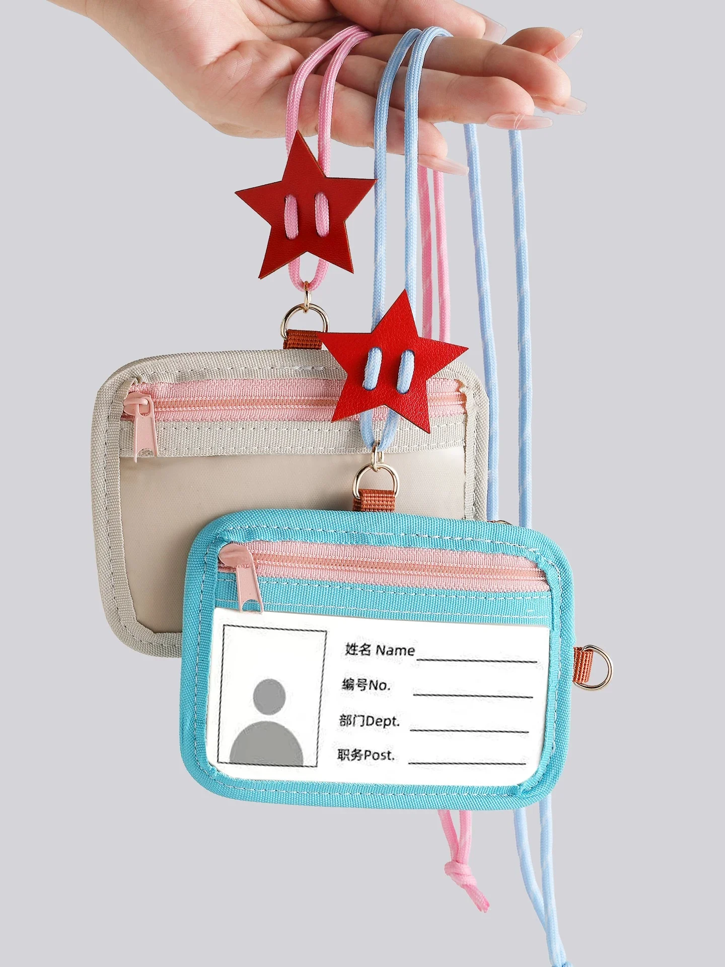 porta-cartao-de-identidade-estudantil-com-decoracao-de-estrela-em-estilo-cartoon-alca-de-pescoco-com-ziper-anti-perda-bols