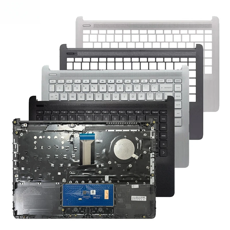 For HP14 14S-CF CR DK DP 14-CF DF TPN-I130 I135 240 G8 G9 340 G5 laptop upper cover palm rest case keyboard L24817-001 M23367-00