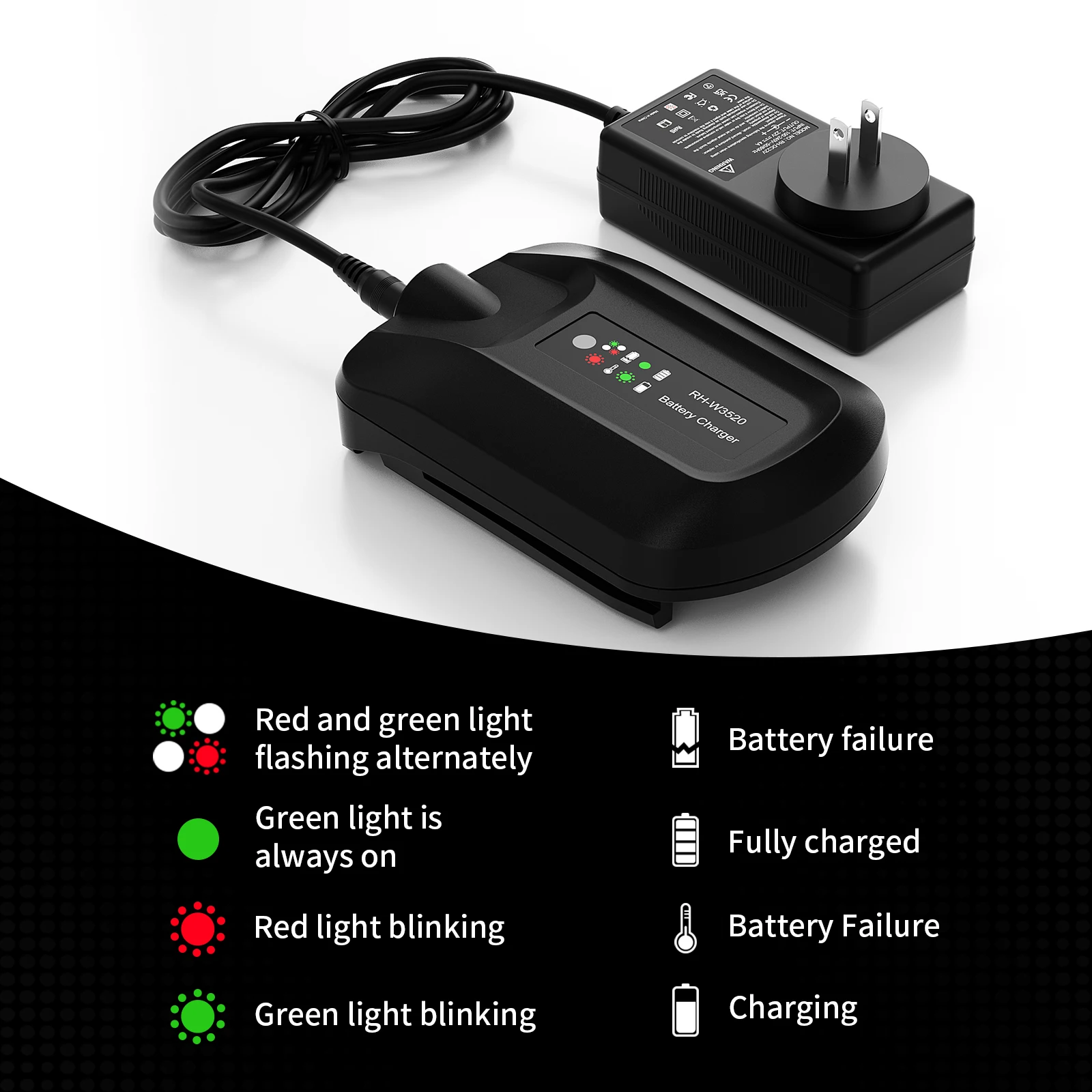 Akumulator 6500mAh 20V do WORX WA3520, zamiennik do WA3520 WA3525 WA3522 WA3512 WA3575 WG547, akumulator do elektronarzędzi WORX — zdjęcie produktu 5