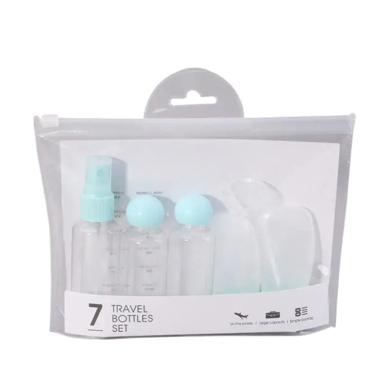 Travel Size Skincare Set Multi-piece Portable Containers Cosmetic Liquid Toiletries Bottles for On-the-Go Hygiene