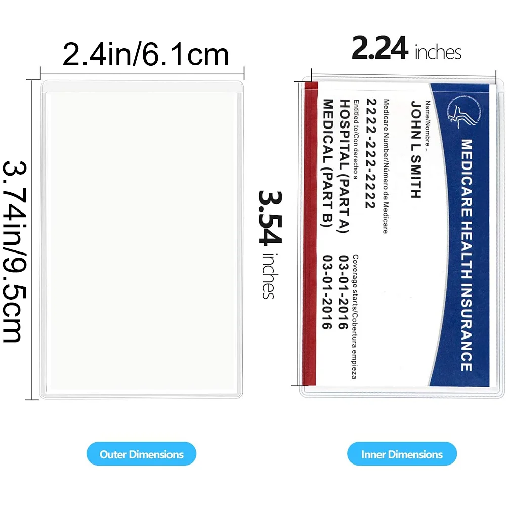 حافظة حماية لحامل بطاقات Medicare المقاومة للماء - حافظة بطاقات الائتمان وبطاقة الأمان الاجتماعي #2