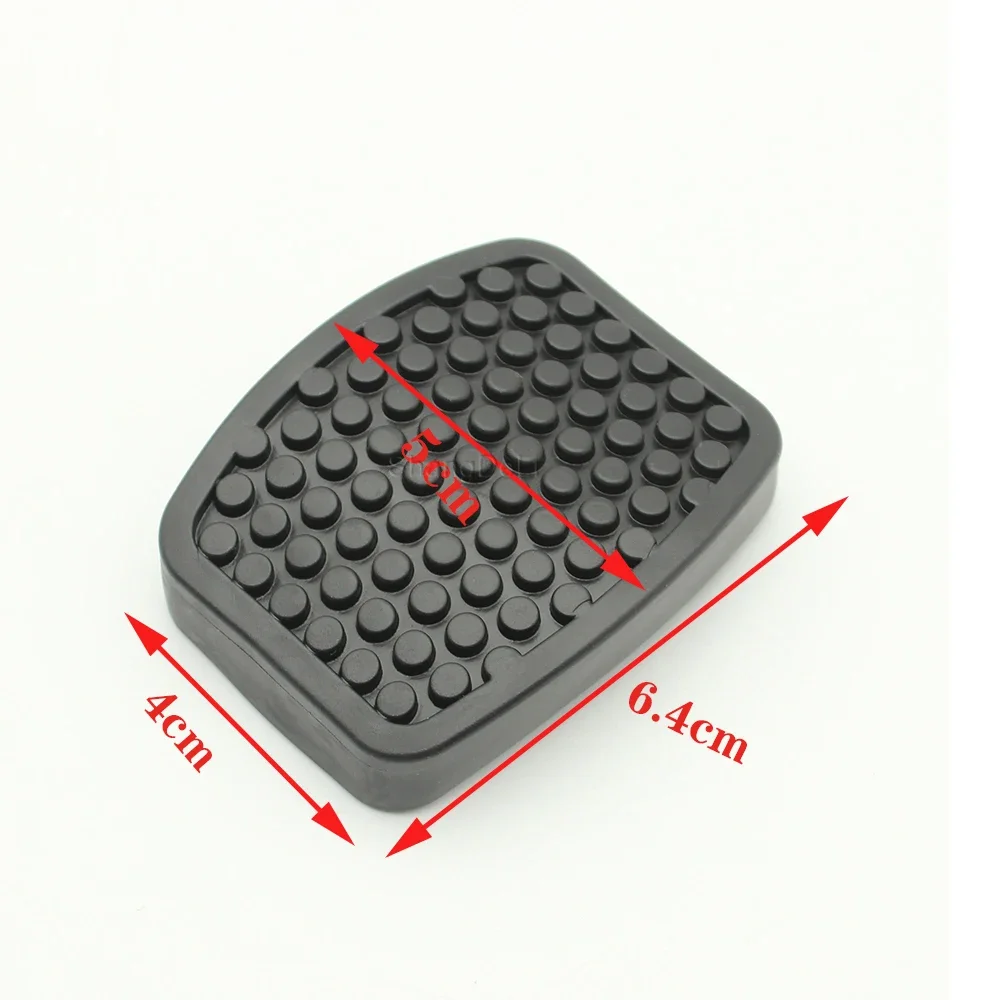 2Pcs Car Brake Clutch Accelerator Pedal Rubber Pad Cover Kit For SUZUKI Swift Samurai Sidekick Vitara Tracker Daewoo Matiz Tico