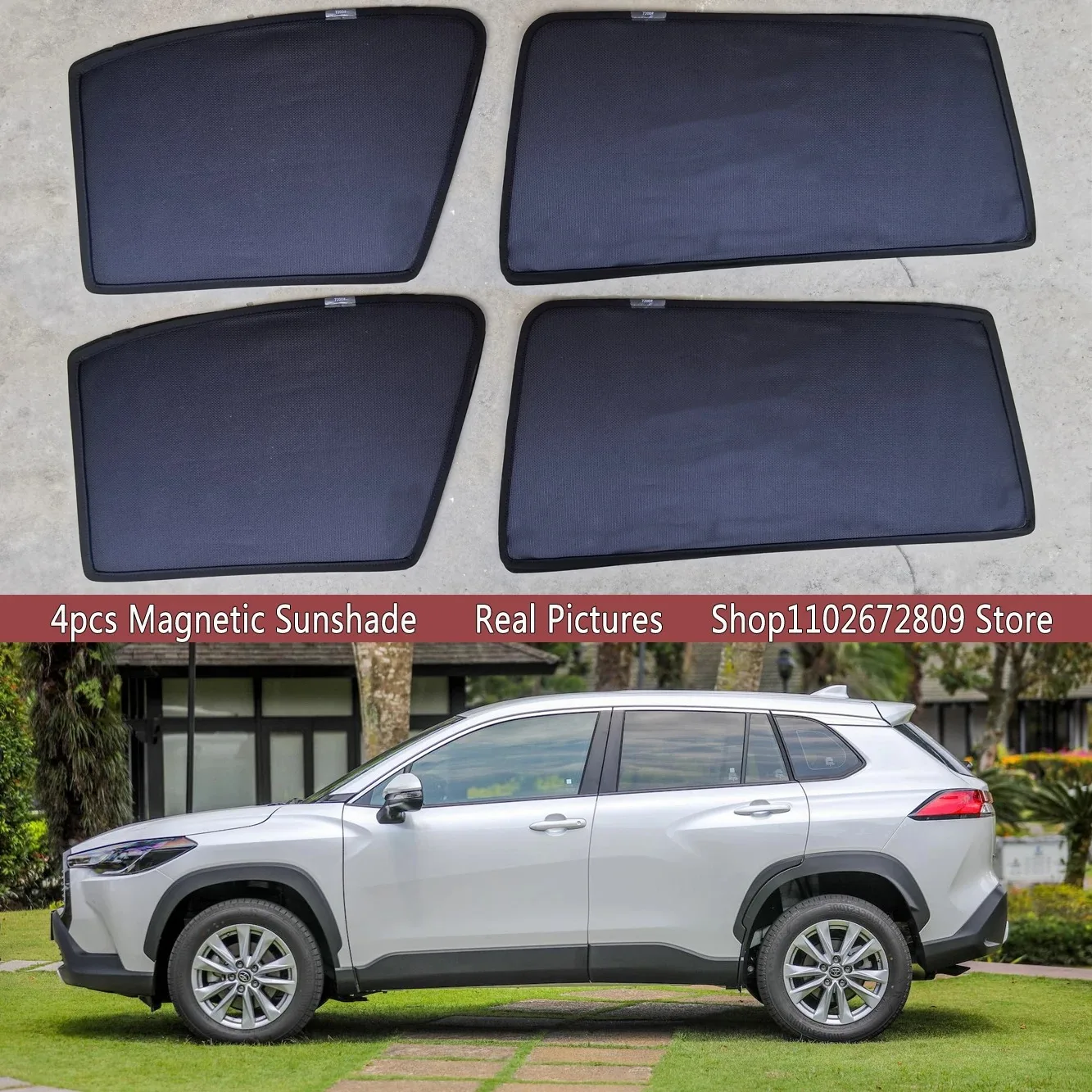 

Магнитная солнцезащитная шторка на лобовое стекло для Toyota Corolla Cross XG10 2020-2024, аксессуары