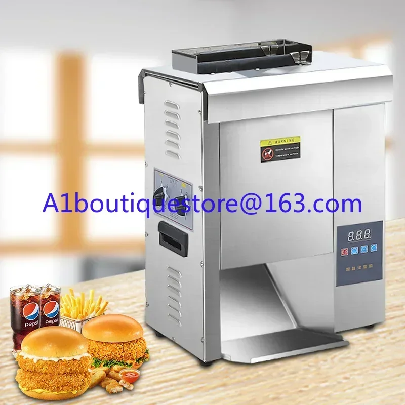 Electric Commercial Hamburger Bun Toaster Conveyor Belt Toaster for Home