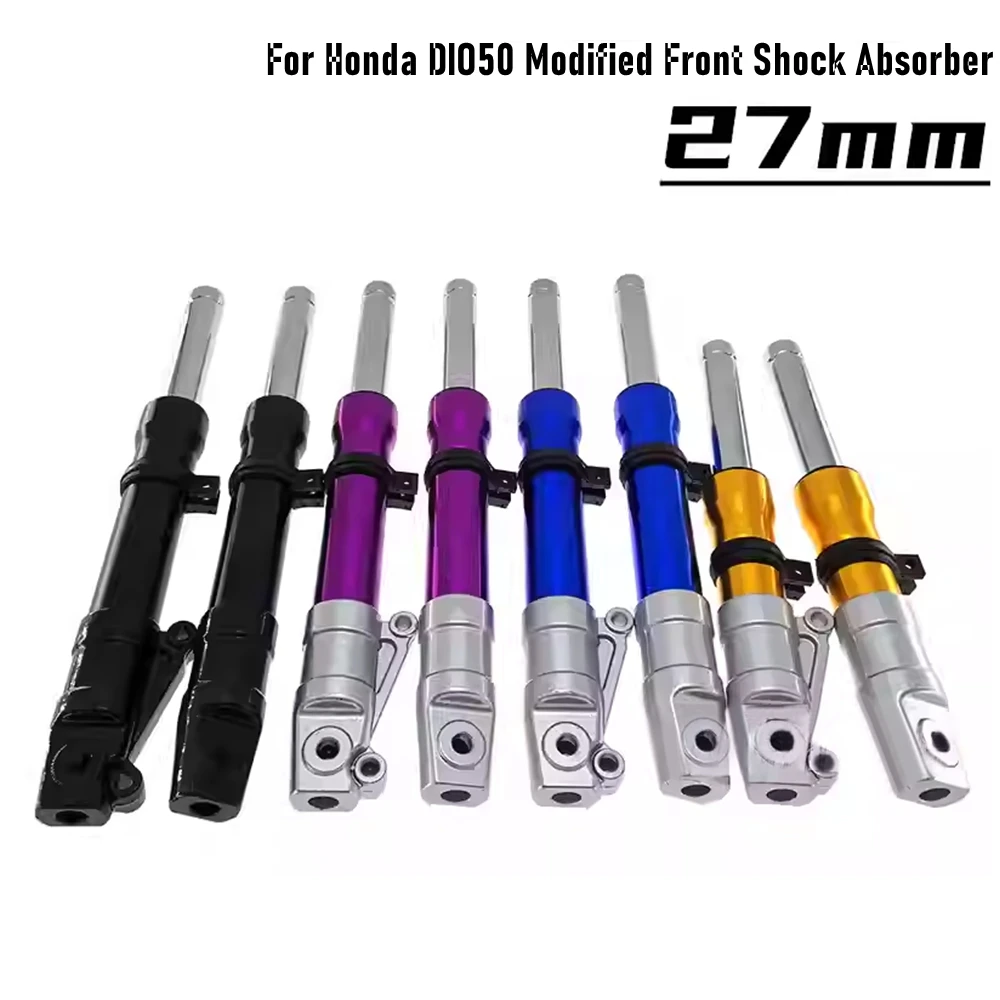 

1 Pair 310mm/370mm 27Core Motorcycle Front Fork Shock Absorber Suspension For Honda DIO50 AF18 AF28 ZX34 ZX35 ZX56 Z4 50cc