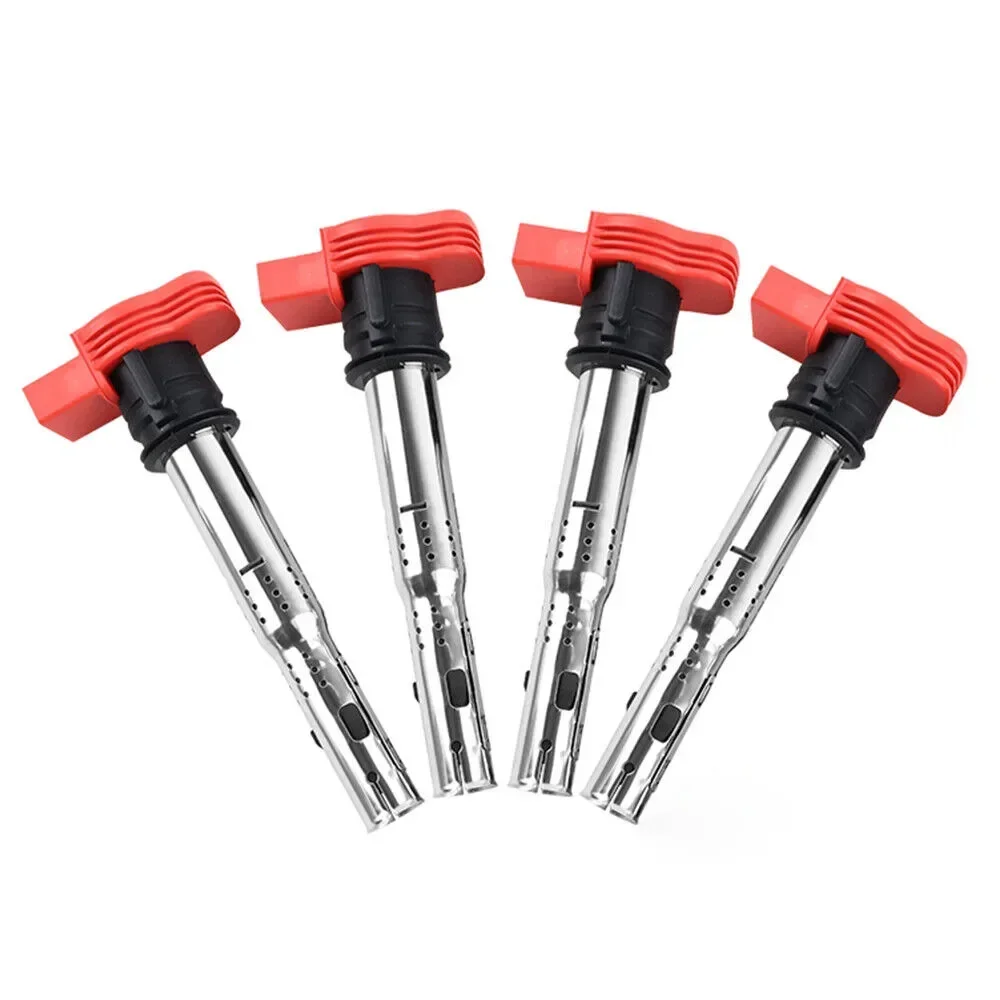 Customized supply For Audi 2.0T 97-99.5 1.8T A4 Coils 06E905115F red R8 Conversion Ignition adaptor Plates