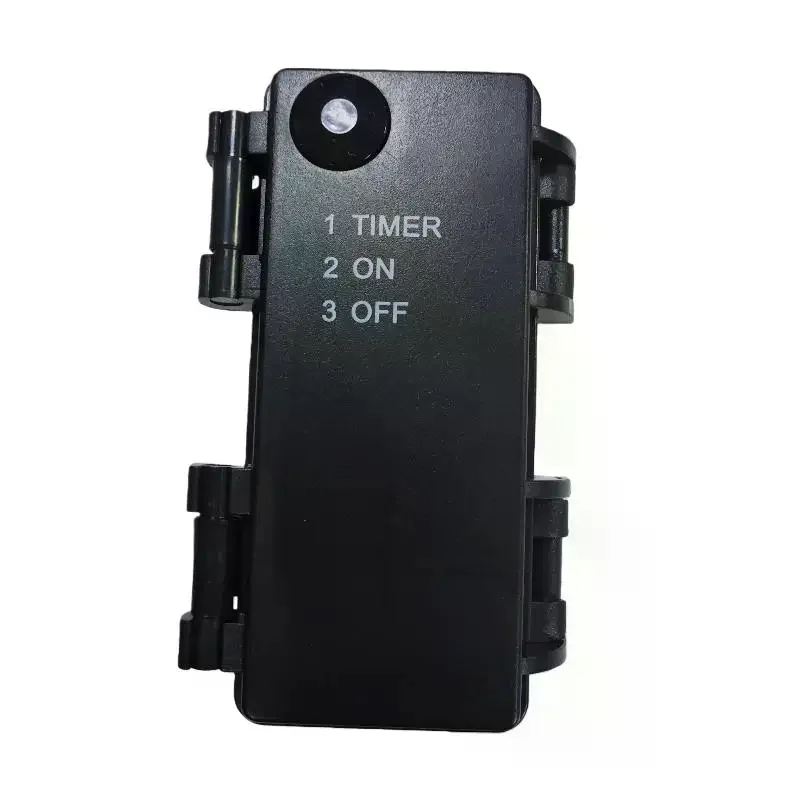 AA 3V No.5 Waterproof And Dustproof Battery Cartridge With Timing Function, 2 Sections, No.5 Battery Holder With Switch