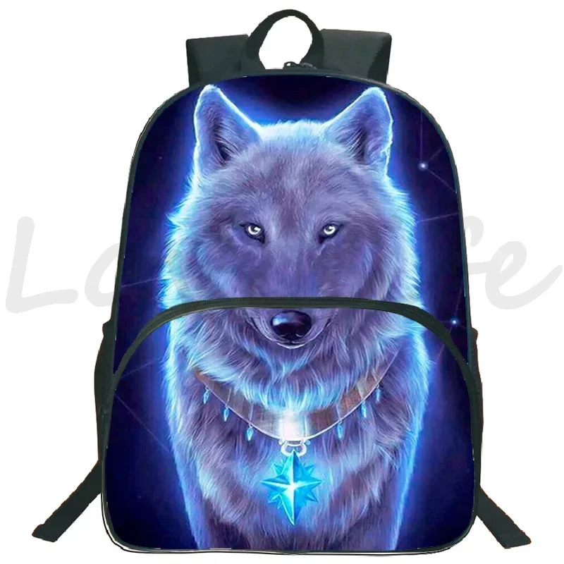 Cool 3D Animal Lion Wolf Backpack Boys Schoolbag Girls Bookbags Kids School Rucksack Casual Travel Mochila Children's backpack