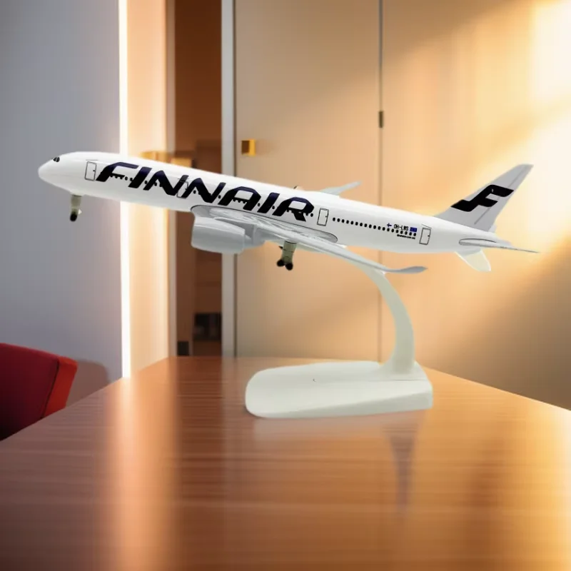

1/400 Scale Finnair Air Airlines A350 20cm Metal Souvenir Airplane Model With Stand Aviation Enthusiast Aircraft Gift Collection