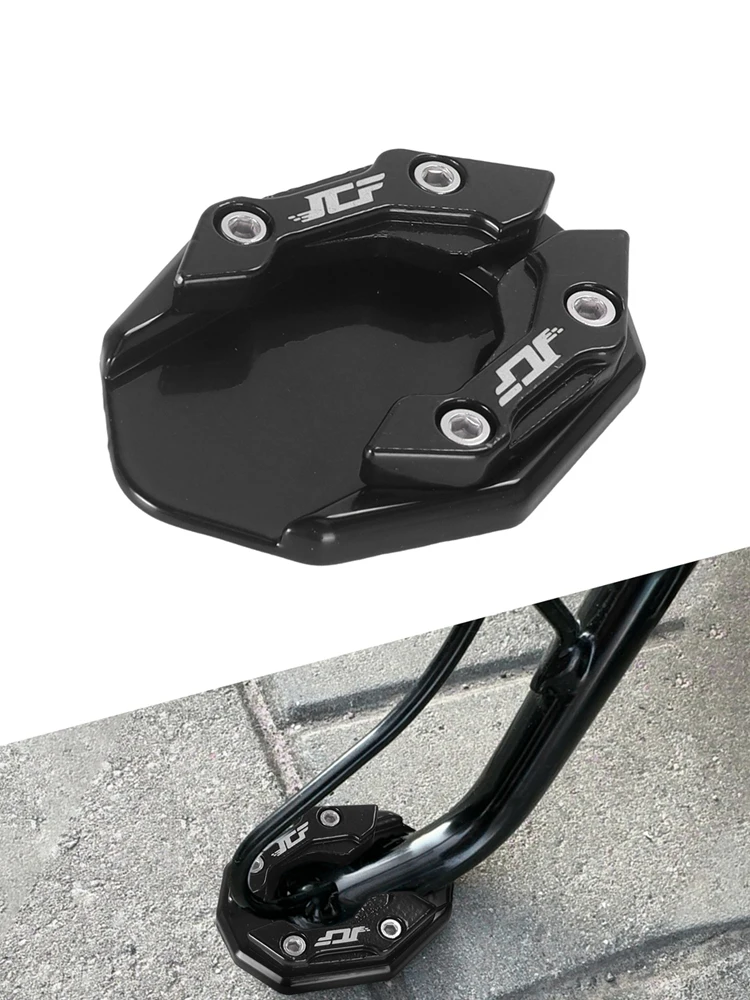 Akcesoria do skuterów i motocykli, przedłużka podstawki bocznej, płyta podporowa, aluminiowa stopka boczna do motocykla, przedłużka podstawki. — 2