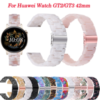 Resin 20mm Smart Watchband Strap Replacet For Huawei Watch GT2/GT3 42mm  Wristband Bracelet For GT 2 GT 3 42mm Smartwatch Correa