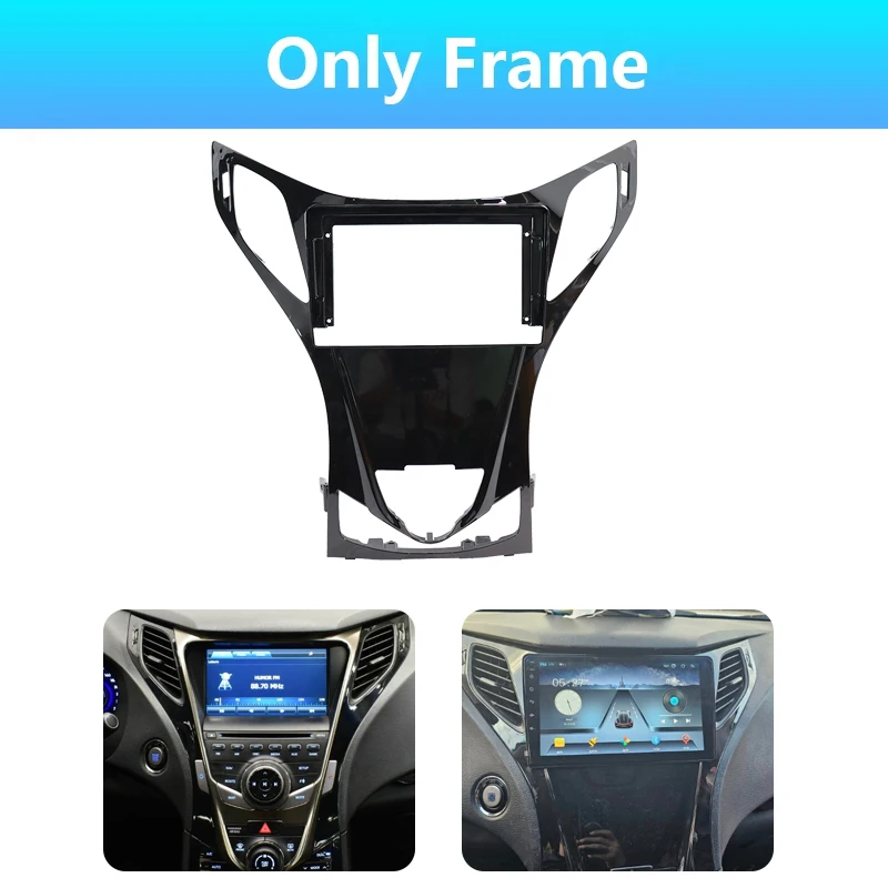 QSZN 9 inch 9.7 inch Car Frame Fascia Adapter For Hyundai Azera Grandeur HG 2006-2015 Android Radio Dash Fitting Panel Kit