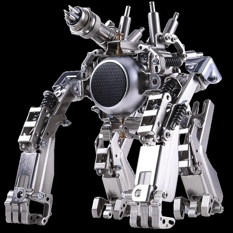 

War ape metal mecha assembly model holiday gifts men's figure assembly desktop creative ornament