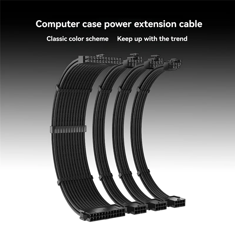 

A13E-Modular Power Extension Cable Set For Computer Case High Flexibility Efficiency For Computer Cases Mining Rigs