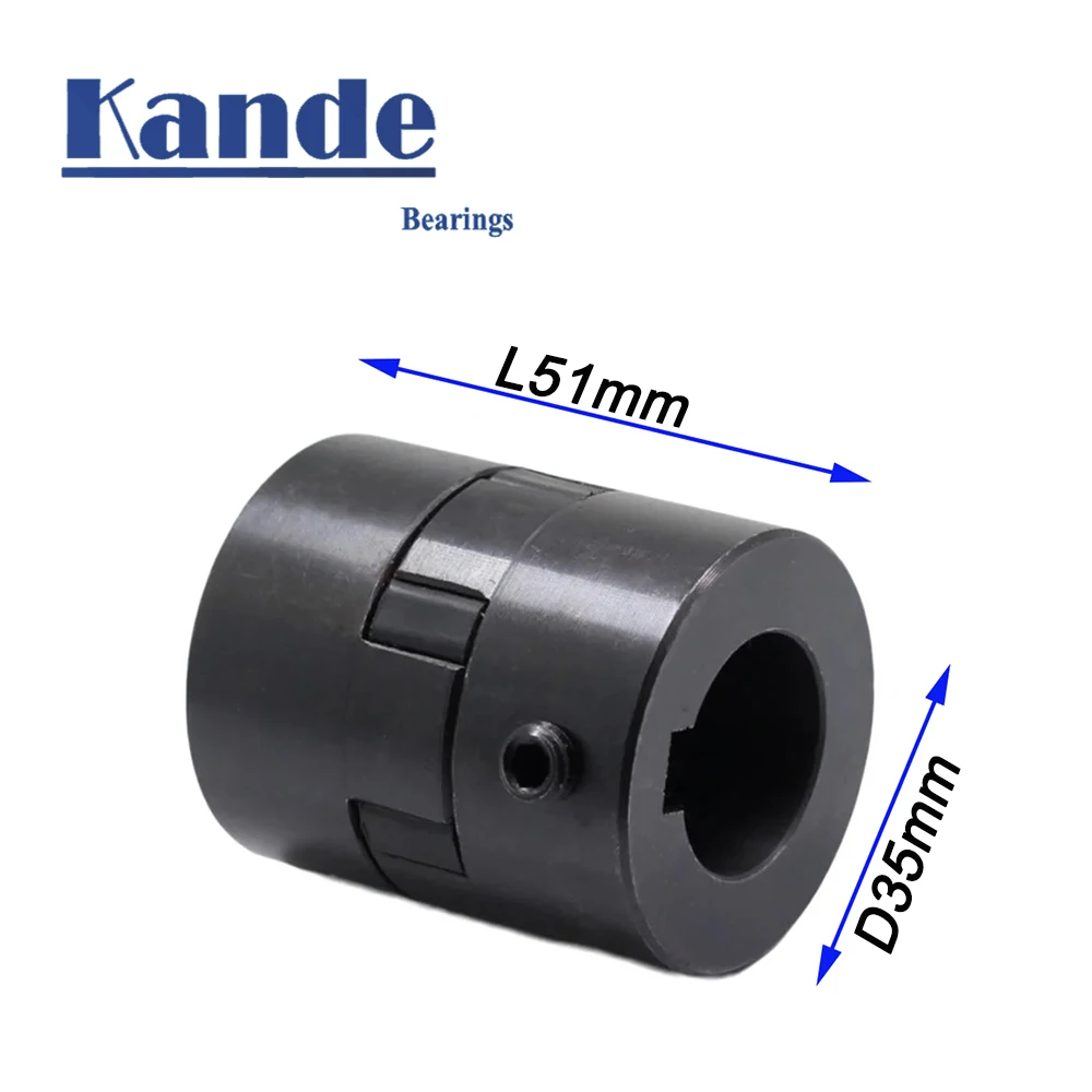 

1PC Kande L-type Two-jaw Coupling Steel L070 D35L51 8/10/12/14/15/16/17/18/20mm for Servo Motor Coupler Encoders Engraving CNC